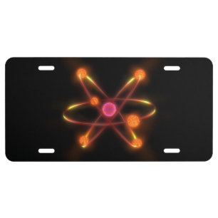 Atomic License Plate