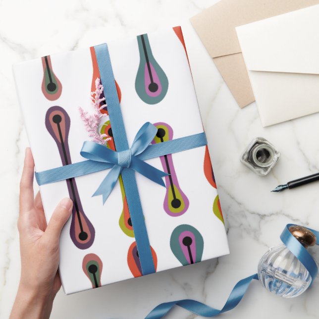Atomic Lines  Wrapping Paper (Gifting)