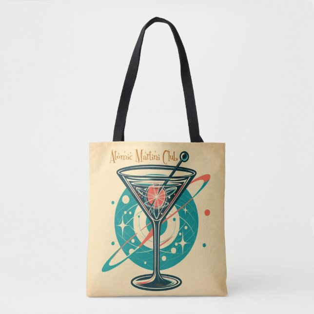 Atomic Martini Club Tote Bag (Front)