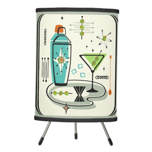 Atomic Martini ©studioxtine Tripod Lamp (Front)