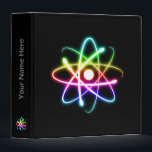 Atomic Memory Binder<br><div class="desc">Atom - a cool design for all scientist types out there. A Perfect Gift for a Student or Teacher.</div>
