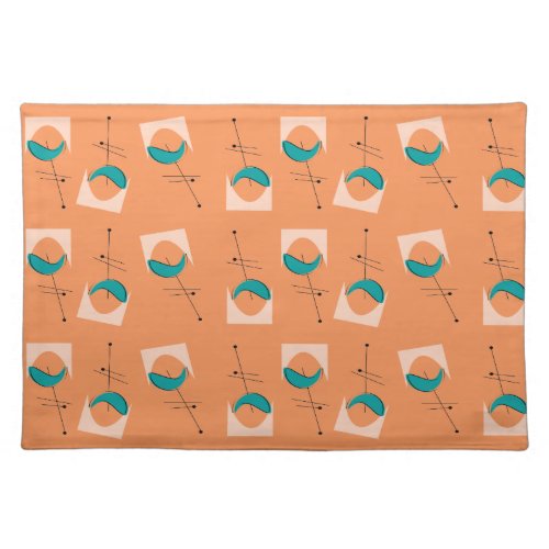 Atomic Mid_Century Abstract Placemats 35