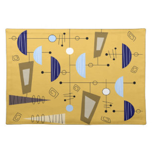 Atomic Mid-Century Abstract Placemats #39