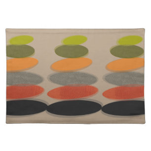Atomic Mid-Century Abstract Placemats #53