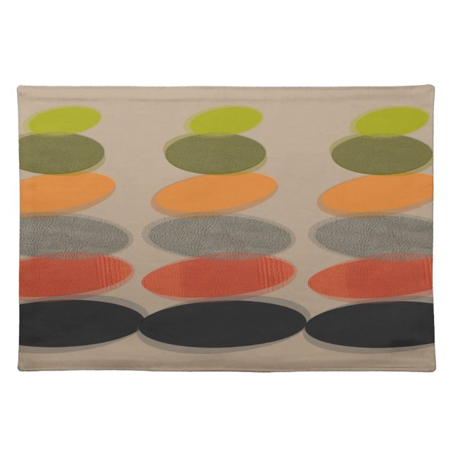 Atomic Mid-Century Abstract Placemats #53 (Front)