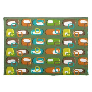 Atomic Mid-Century Abstract Placemats #96