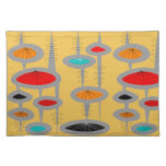 Atomic Mid-century Inspired Abstract #34 Placemat at Zazzle