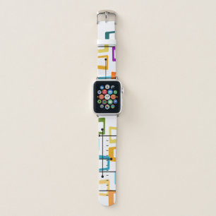 Atomic Mid-Century Modern Apple Watch Band