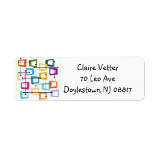 Atomic Mid-Century Modern Label