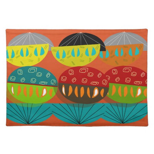 Atomic Mid-Century Whimsical Placemats #5