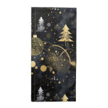Atomic Midnight Mid-Century Christmas Cloth Napkin