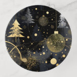 Atomic Midnight Mid-Century Christmas Trinket Tray