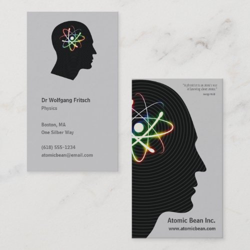 Atom - Scientist Business Card