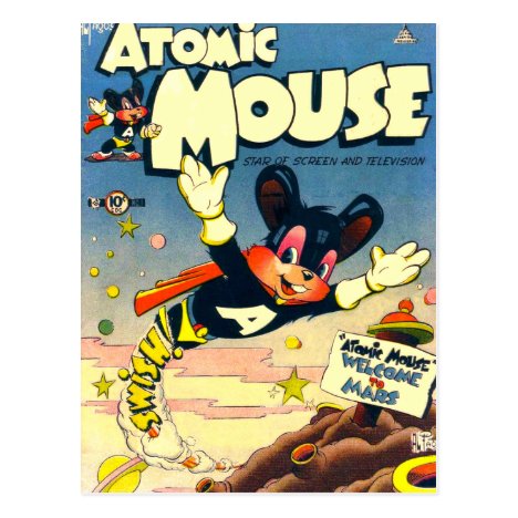 Atomic Mouse No.1 Postcard