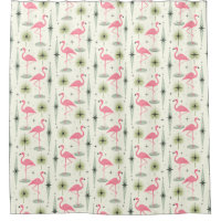 Atomic Oasis with Pink Flamingos II