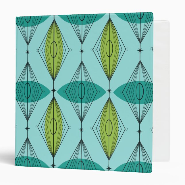 Atomic Ogee & Starbursts Binder (Front/Inside)