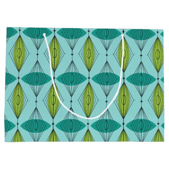 Atomic Ogee & Starbursts Gift Bag (Back)