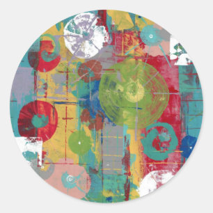 Atomic Orbital Classic Round Sticker