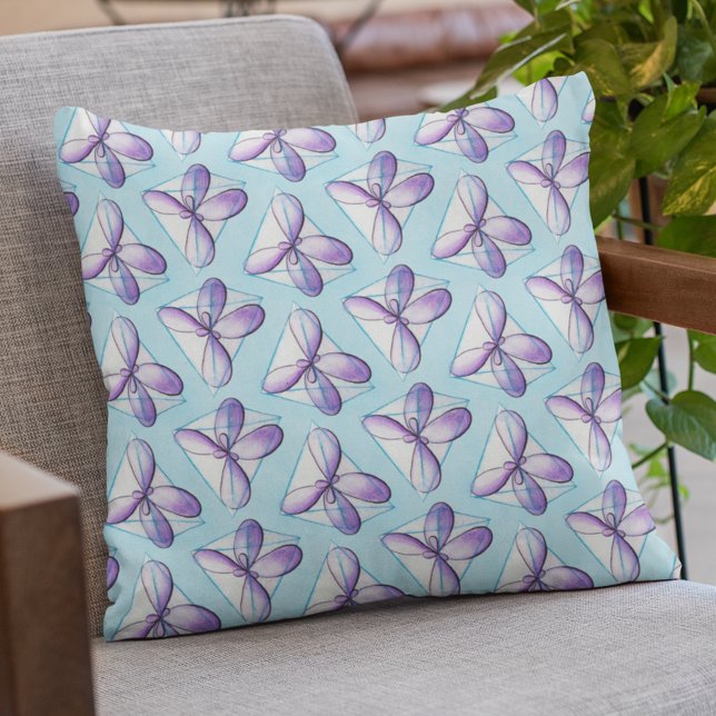 Atomic Orbitals Pattern Organic Chemistry Throw Pillow (Creator Uploaded)