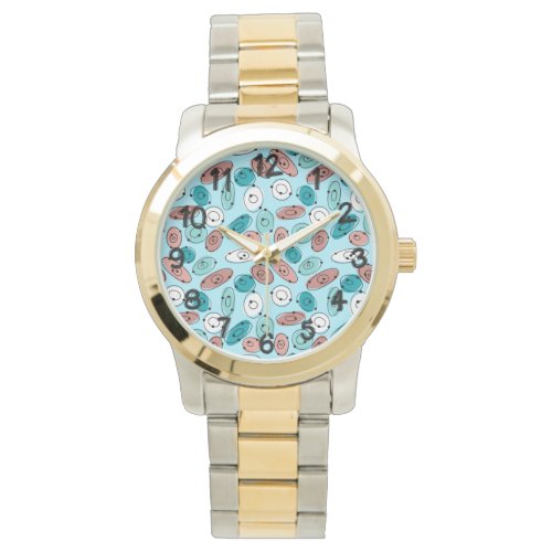 Atomic Ovals Turquoise  Watch