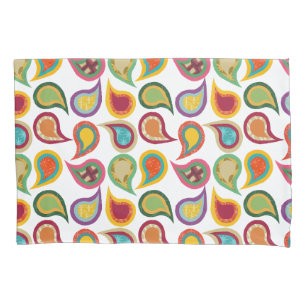 Atomic Paisleys  Pillow Case