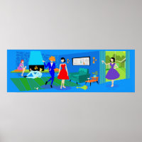 Atomic Palm Springs Cocktail Party Poster