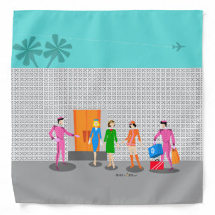 Atomic Palm Springs Stewardess Party Bandana