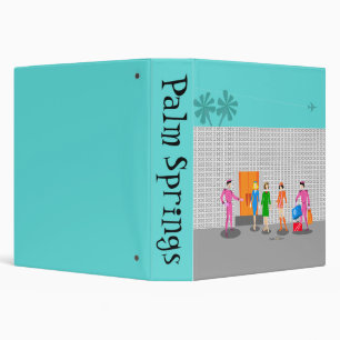 Atomic Palm Springs Stewardess Party Binder