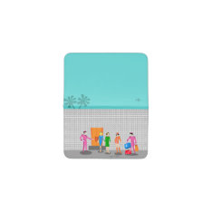 Atomic Palm Springs Stewardess Party Card Wallet at Zazzle
