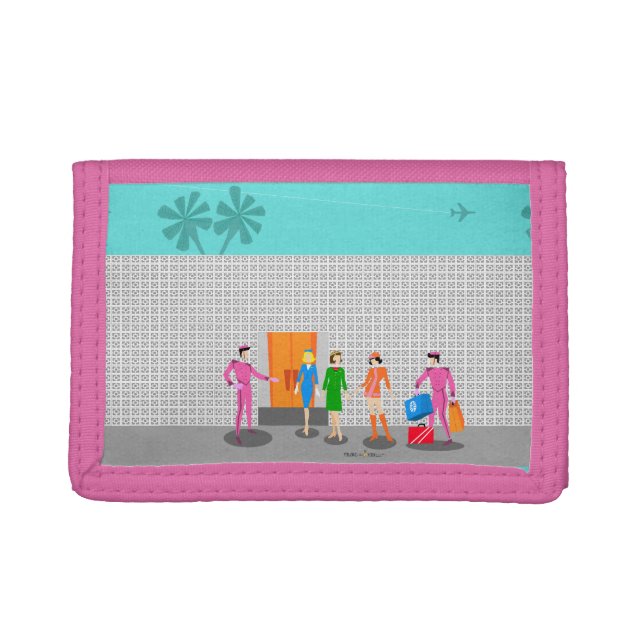 Atomic Palm Springs Stewardess Party Photo Wallet (Front)