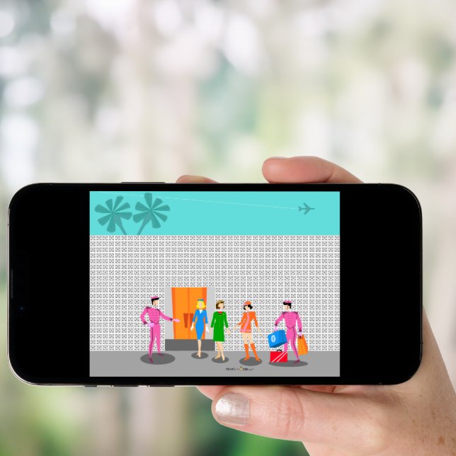 Atomic Palm Springs Stewardess Party Poster (Front Digital)