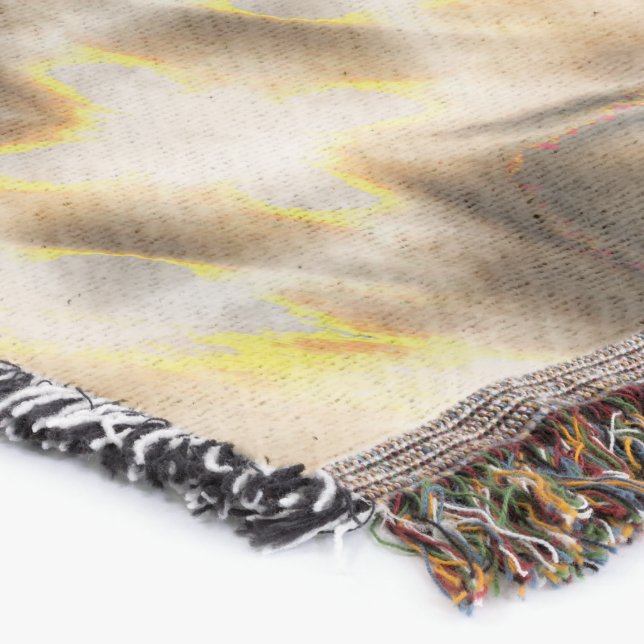 atomic pattern_001 throw blanket (Corner)