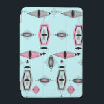 Atomic Pink & Grey Pattern iPad Mini Cover<br><div class="desc">This retro Atomic Pink and Grey Pattern iPad Mini Cover is so awesome it will have you saying, “I can’t believe it’s not barkcloth!” The vintage inspired design is a new take on mid century modern styles. It offers all of the fun of finding a vintage product without having to...</div>