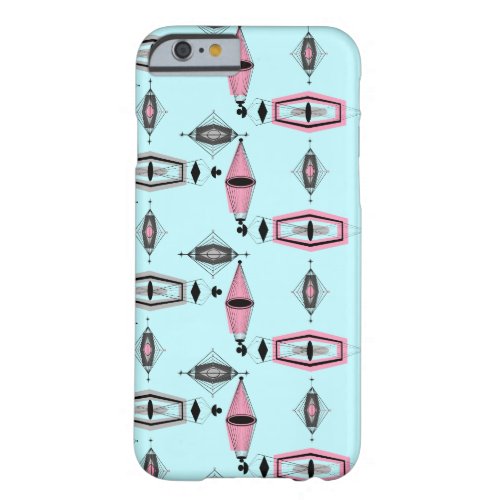 Atomic Pink  Grey Pattern iPhone 66S Plus Case