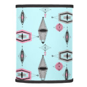 Atomic Pink & Grey Pattern Lamp Shade (Right)