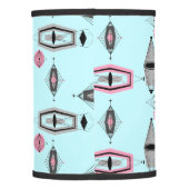 Atomic Pink & Grey Pattern Lamp Shade (Back)
