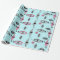 Atomic Pink & Grey Pattern Wrapping Paper