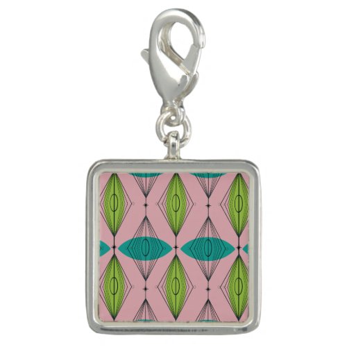 Atomic Pink Ogee  Starburst Charm