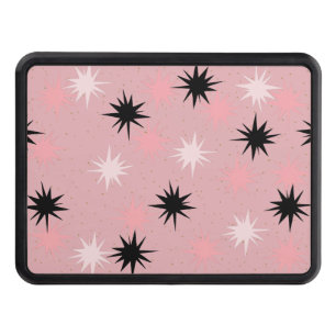 Atomic Pink Starbursts Hitch Cover