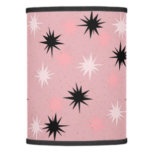 Atomic Pink Starbursts Lampshade