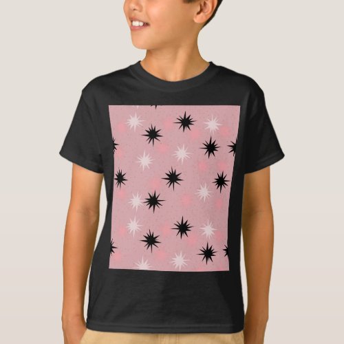 Atomic Pink Starbursts T_Shirt