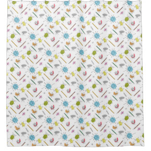 Atomic Pop Shower Curtain