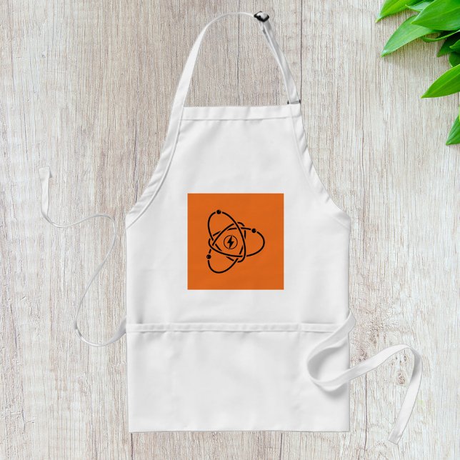 Atomic Power Energy Symbol Science and Tech  Adult Apron (Creator Uploaded)