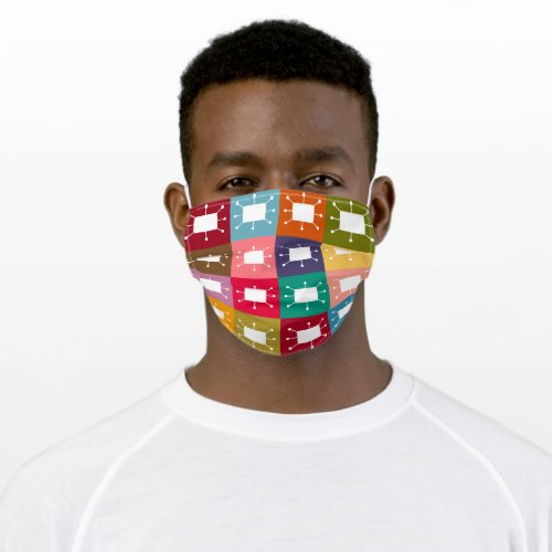 Atomic Rectangles  Adult Cloth Face Mask