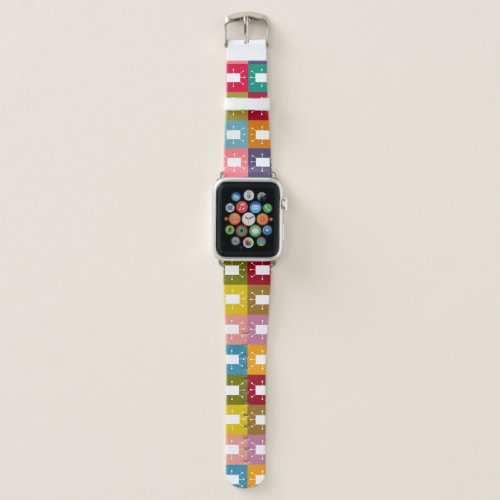 Atomic Rectangles  Apple Watch Band