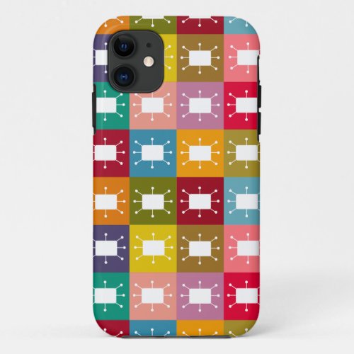 Atomic Rectangles  iPhone 11 Case