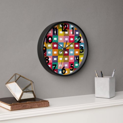 Atomic Rectangles  Clock