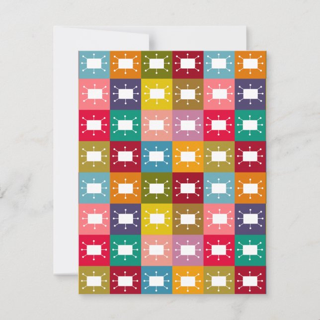 Atomic Rectangles  Note Card (Front)
