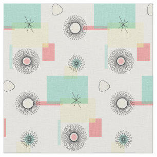 Atomic Retro Geo Fabric