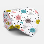 Atomic Retro Starburst Pattern Neck Tie at Zazzle